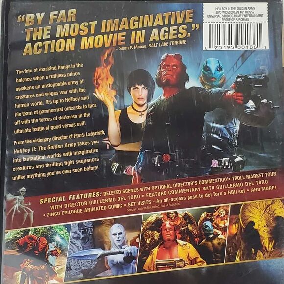 Hellboy II: The Golden Army (2008 Film) Fantasy/Action Movie [DVD] - Picture 6 of 6